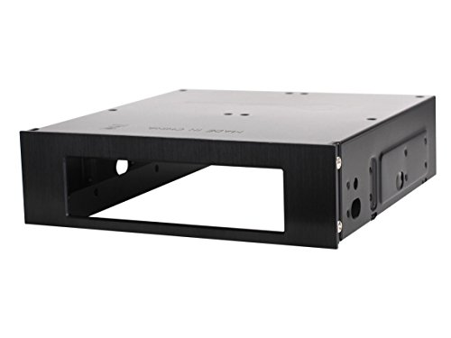 SilverStone SST-FP55B - Front Panel Adapter 5.25" auf 3.5" mit Halterung für 2x 2.5" HDD/SSD, schwarz von SilverStone Technology