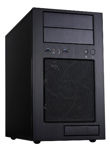 SilverStone Technology SilverStone SST-TJ08B-E - Temjin Micro ATX Mini Tower Gehäuse mit hervorragenden Kühleigenschaften, schwarz von SilverStone Technology