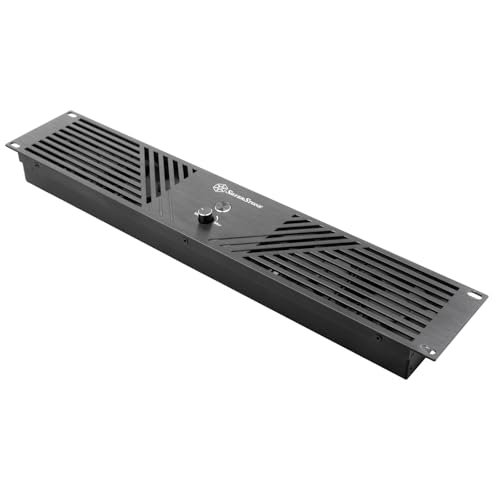 SilverStone Technology RCP2B-480, Externes 2HE-Lüftermodul mit Vier 80-mm-Lüftern speziell für 19-Zoll-Racks, SST-RCP2B-480 von SilverStone Technology