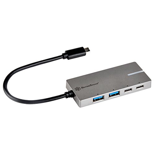 Silverstone SST-EP09C USB 3.1-C -Port - silber von SilverStone Technology