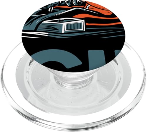 Rennsimulation Racer Rennspiel - Sim Racing PopSockets PopGrip für MagSafe von Sim Racing Geschenke & Ideen