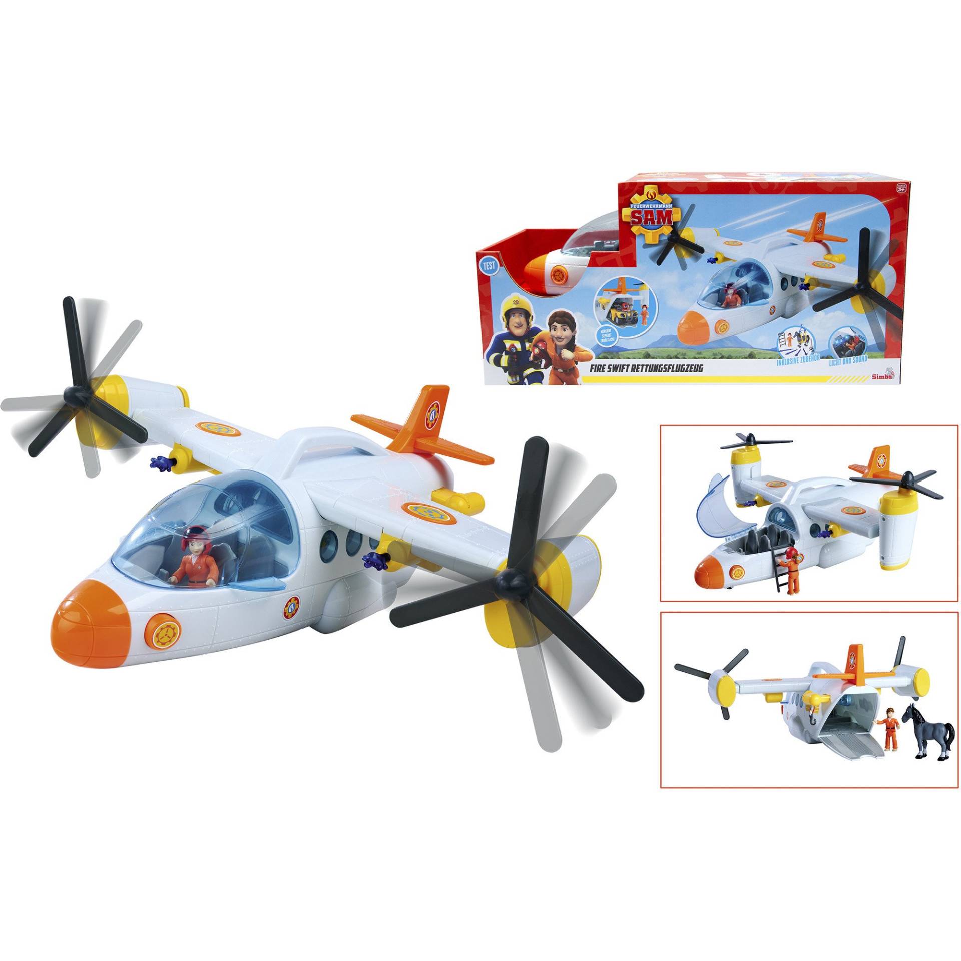 Feuerwehrmann Sam Fire Swift Rettungsflugzeug, Spielfahrzeug Feuerwehrmann Sam Fire Swift Rettungsflugzeug, Spielfahrzeug von Simba