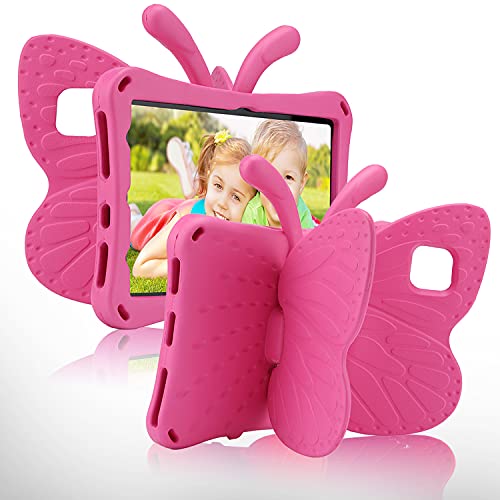 Simicoo Samsung Tab A7 10.4 Kinder Hülle Samsung Tab A7 T500 Cute Butterfly Case with Stand for Kid Girls Light Weight Eva Rugged Shockproof Heavy Duty Kids Friendly Full Cover for Samsung Tab A7 von Simicoo