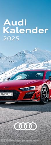 Audi Kalender 2025 (Streifenkalender 14,8x42cm) Audi R8 GT Coupé // Officially licensed by AUDI AG // TTRS RS3 RS4 RS5 RS6 RS7 R8 RSQ8 etron/Audi Sport/Premium Wandkalender von Simninja