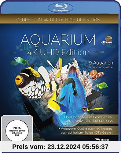 Aquarium 4K UHD Edition (gedreht in 4K Ultra High Definition) [Blu-ray] von Simon Busch