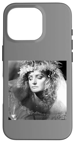 Hülle für iPhone 16 Pro Bonnie Tyler Kopfschmuck mit Blumenmuster von Simon Fowler von Simon Fowler Photography