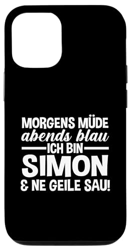 Hülle für iPhone 15 Vorname Simon von Simon Geschenk