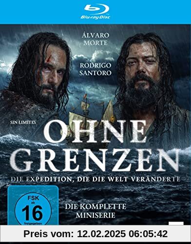 Ohne Grenzen - Die Expedition, die die Welt veränderte (Sin Límites) / Der komplette historische Abenteuer-Sechsteiler mit Starbesetzung [Blu-ray] von Simon West