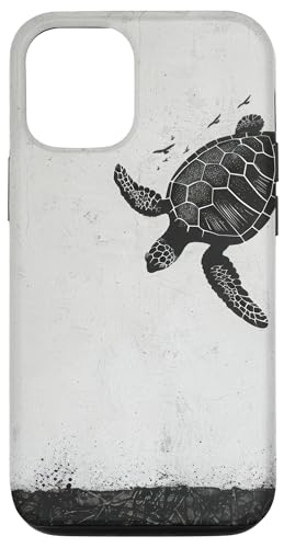 Hülle für iPhone 14 Pro Schildkröte Schildkröte Reptilien Tier unter Meer von Simple Beautiful Love Forever