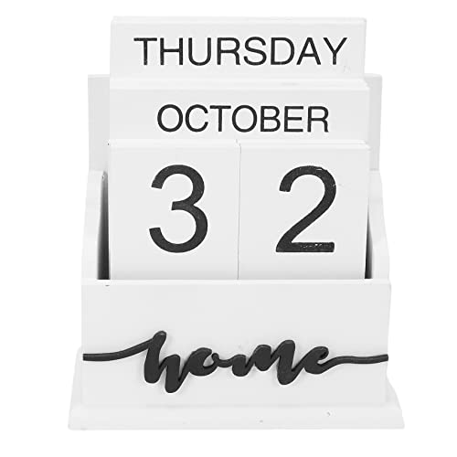 Simpls Muschelschale Schreibtisch Block Kalender Permanent Schreibtisch Kalender Woche Datum Anzeige Hause BüRo Dekoration von Simpls