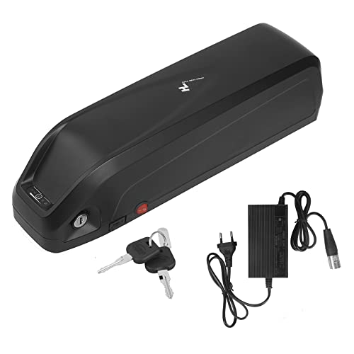 Sinbide Batterie E-Bike 48V E-Bike-Akku 10Ah / 13Ah / 17Ah Li-ION E-Bike-Fahrradakku mit Ladegerät, Diebstahlsicherung und USB-Anschluss (10Ah) von Sinbide