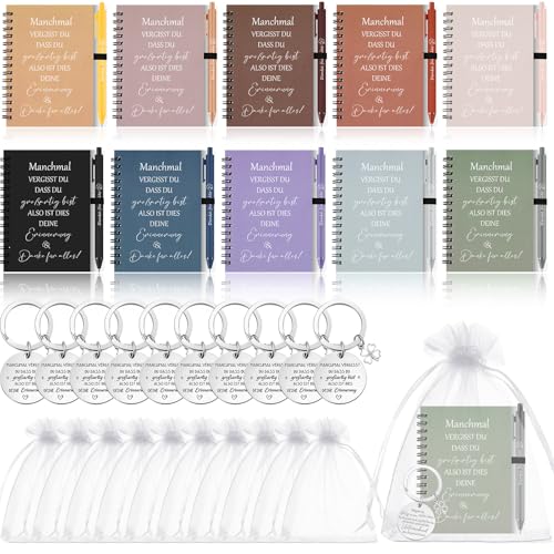 Sinmoe 10 Sets Dankeschön Geschenk für Kollegen Abschiedsgeschenk für Kollegen Motivierendes Spirale Notizblock, Danke für Alles Kugelschreiber, Schlüsselanhänger für Jobwechsel Sinmoe 10 Sets Dankeschön Geschenk für Kollegen Abschiedsgeschenk für Kollegen Motivierendes Spirale Notizblock, Danke für Alles Kugelschreiber, Schlüsselanhänger für Jobwechsel von Sinmoe