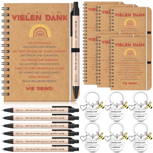 Sinmoe 6 Set Dankeschön Geschenk für Erzieherin Lehrerin Kollegen Abschiedsgeschenk Erzieherin Notizbuch Kugelschreiber und Schlüsselanhänger Lehrerin Geschenk für Kita Kindergarten Grundschule Sinmoe 6 Set Dankeschön Geschenk für Erzieherin Lehrerin Kollegen Abschiedsgeschenk Erzieherin Notizbuch Kugelschreiber und Schlüsselanhänger Lehrerin Geschenk für Kita Kindergarten Grundschule von Sinmoe