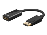 Sinox One DisplayPort™ - HDMI™ adapter. 0,1m. Sort von Sinox beslag