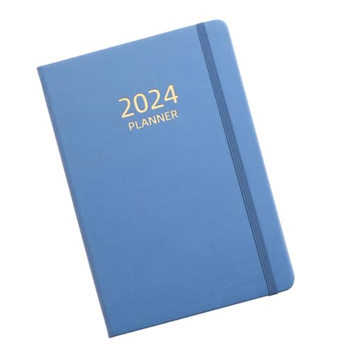 Sirseon Agendabuchplaner 2024,Agenda 2024 - Planerbuch | Wöchentliches, monatliches Agenda-Planerbuch für 2024, multifunktionales Tagesplanungs-Notizbuch für Studium und Arbeit von Sirseon