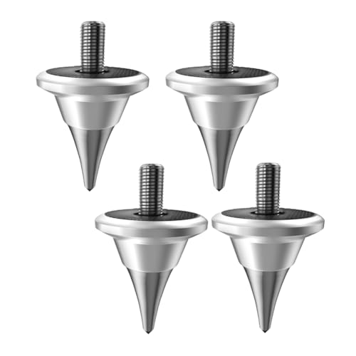 Sirxlevcy Lautsprecher-Isolations-Spike-Füße, Ständer, Dämpferkegel für HiFi-Audio-Plattenspieler, Recorder, AMP M8, Silber Sirxlevcy Lautsprecher-Isolations-Spike-Füße, Ständer, Dämpferkegel für HiFi-Audio-Plattenspieler, Recorder, AMP M8, Silber von Sirxlevcy