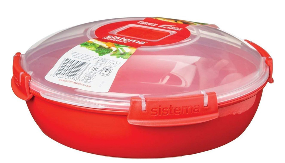 Sistema Mikrowellendose MICROWAVE, 1,29 Liter, rot von Sistema