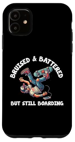 Hülle für iPhone 11 Überlebender eines Skateboard-Unfalls, Gute Besserung, Skateboarden von Skateboard Crash Accident Crash Skateboarding