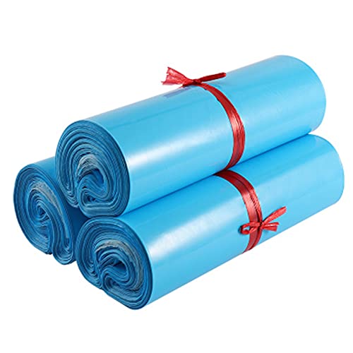 Versandbeutel Blickdicht Plastik, 100pcs Kurierbeutel blau selbstversiegelte Kleber-Aufbewahrungsbeutel-Beutel wasserdicht 12 Wire Umschlag Mailer Poly Postaling-Mailingbeutel(20x35cm) von Skdvy