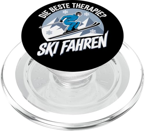 Beste Therapie? Ski Fahren Winterurlaub Skifahrer Schnee PopSockets PopGrip für MagSafe von Ski Fahren Skifahrer Ski Urlaub Sport Skiern