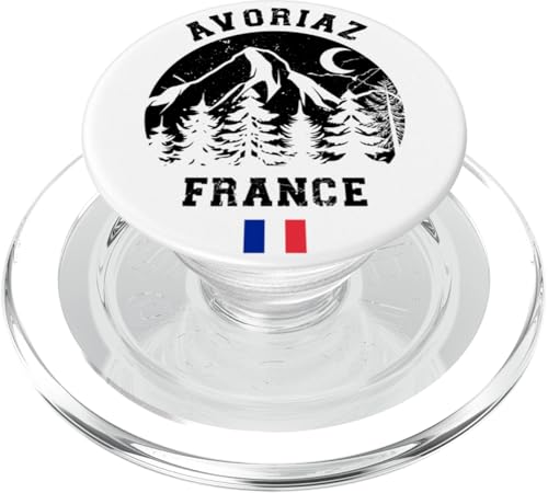 Avoriaz Frankreich Alpen Skigebiet Alpen Ski Alpen Skigebiet Französische PopSockets PopGrip für MagSafe von Ski Mountains Souvenir Shop