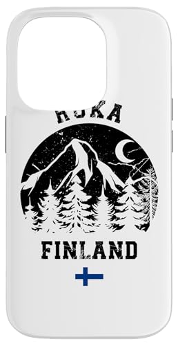 Hülle für iPhone 14 Pro Ruka Kuusamo Finnland Skigebiet Rukatunturi Ski Alpin von Ski Mountains Souvenir Shop