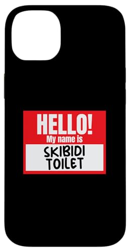 Hülle für iPhone 14 Plus Hello My Name Is Skibidi Toilette Meme Lustige Skibidi Toilette von Skibidi Merch Company