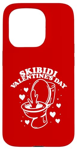 Hülle für iPhone 15 Pro Skibidi Valentinstag Jungen Teen Skibidi Toilette Valentinstag von Skibidi Merch Company