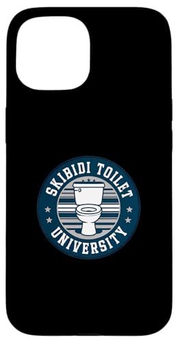 Hülle für iPhone 15 Skibidi WC Universität Brainrot Funny Skibidi Toilette Meme von Skibidi Merch Company