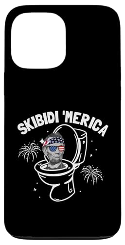 Skibidi 'Merica Abraham Lincoln Skibidi Toilette 4. Juli Hülle für iPhone 13 Pro Max von Skibidi Merch Company