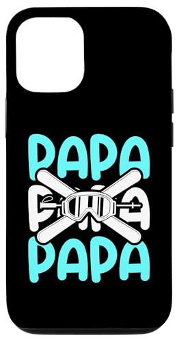 Skifahrer Papa Vater Ski Hülle für iPhone 12/12 Pro von Skifahren Skifahrer Ski Skipisto Skisport