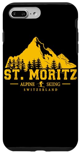 Hülle für iPhone 7 Plus/8 Plus St. Moritz Schweiz Skigebiet Ski Alpen Alpen von Skiing Mountains Souvenir Shop