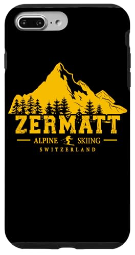 Hülle für iPhone 7 Plus/8 Plus Zermatt Schweiz Skigebiet Ski Alpin Schweizer Alpen von Skiing Mountains Souvenir Shop