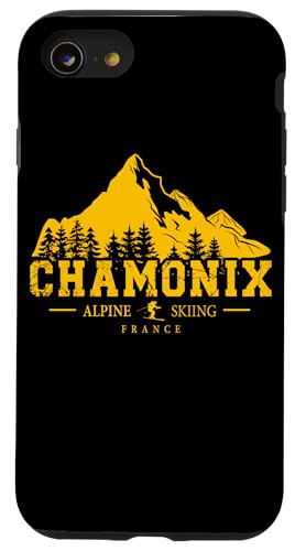 Hülle für iPhone SE (2020) / 7 / 8 Chamonix Frankreich Skigebiet Ski Alpin Französische Alpen von Skiing Mountains Souvenir Shop