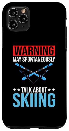 Hülle für iPhone 11 Pro Max Skifahren Sport Lustiges Skitraining Wettbewerb von Skiing Sports