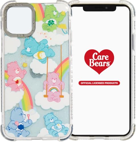 Skinnydip Care Bears Rainbow - Hülle für iPhone 16 Plus Cover Stylische & Stoßfeste Cartoon-Abdeckung, schlank & leicht, Anti-Rutsch-süße Schutzhülle, Geschenk für Mädchen, kompatibel mit iPhone von Skinnydip