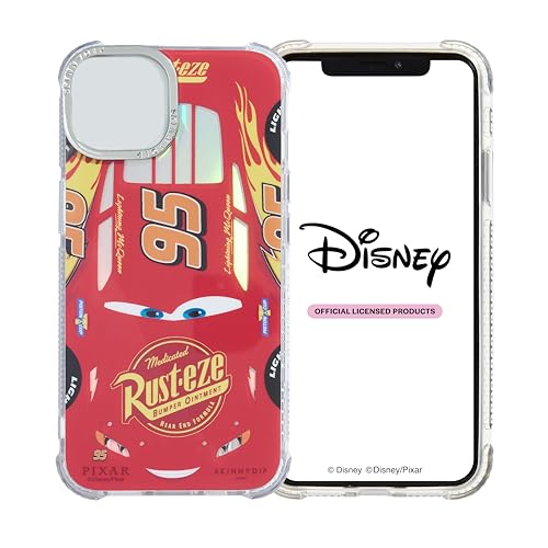 Skinnydip Disney Lightning McQueen – Hülle für iPhone 14 Pro Max, stylische & stoßfeste Cartoon-Hülle, schlank & leicht, rutschfest, niedlich, Schutzhülle, Geschenk für Mädchen, kompatibel mit iPhone von Skinnydip