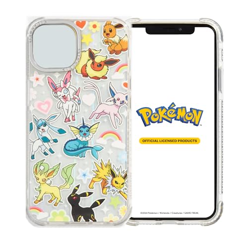 Skinnydip Pokémon Eeveelutions – Hülle für iPhone 14 Pro Max Hülle, stilvolle & stoßfeste Cartoon-Abdeckung, schlank & leicht, rutschfest, niedlich, Geschenk für Mädchen, kompatibel mit iPhone von Skinnydip