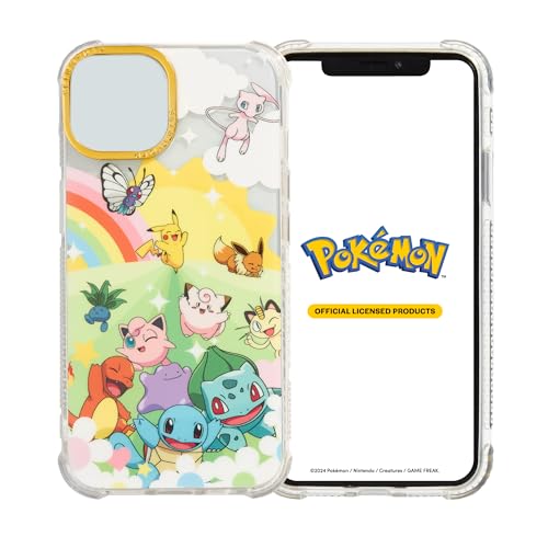 Skinnydip Pokémon – Schutzhülle für iPhone 12/12 Pro, stylische & stoßfeste Cartoon-Hülle, schlank & leicht, rutschfest, niedlich, Geschenk für Mädchen, kompatibel mit iPhone von Skinnydip