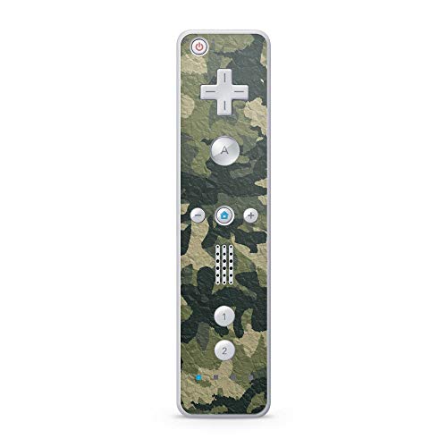 Skins4u Aufkleber Design Schutzfolie Vinyl Skin kompatibel mit Nintendo Wii Remote Controller Wood Camo Crumble von Skins4u