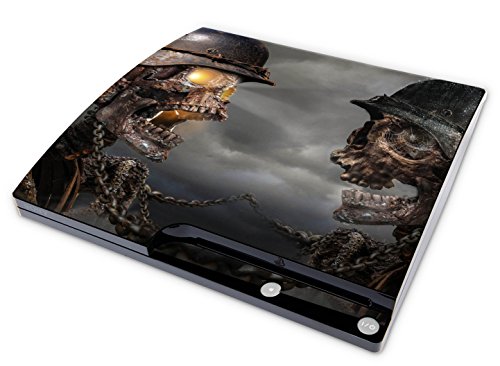 Skins4u Aufkleber Design Schutzfolie Vinyl Skin kompatibel mit Sony PS3 Playstation 3 Slim Konsole Final War von Skins4u