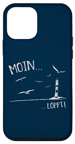 Hülle für iPhone 12 mini Leuchtturm & Möwen Nordsee Ostsee Moin Löppt von Skizzenmonster Maritime Meer Shirts