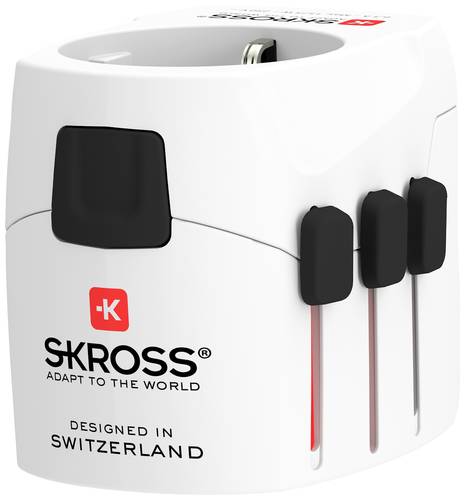 Skross 1302460 Reiseadapter Pro Light USB (2xA) von Skross