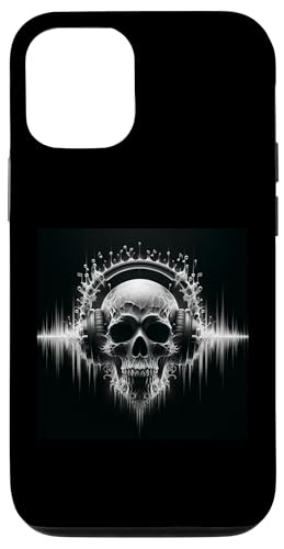 Hülle für iPhone 13 Halloween Skull Shirt Day Of The Dead Skull DJ Kopfhörer von Skull Cult Gifts For Halloween