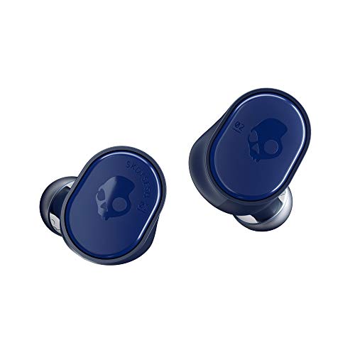 Skullcandy Sesh True Wireless In-Ear-Kopfhörer mit Ladeetui, Bluetooth-Technologie und Mikrofon, Bis zu 10 Stunden Akkulaufzeit, Schweiß-, Wasser- und Staubresistent (IP55), Indigoblau von Skullcandy