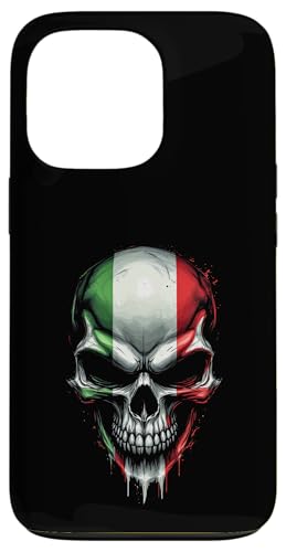 Hülle für iPhone 13 Pro Totenköpfe Italien Flagge Halloween Herren Damen von SkullsAxis1