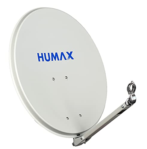 HUMAX Digital Professional 65 cm Satellitenspiegel, Sat Antenne mit Tragarm für LNBs, Satellitenschüssel aus Aluminium mit einem Durchmesser von 65 cm, hellgrau von Sky Vision