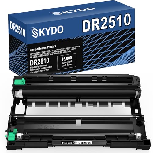 DR2510 Trommel Kompatibel Brother DR2510 Trommel für für TN-2510XL Brother MFC-L2835DW Toner MFC-L2827DW MFC-L2800DW DCP-L2660DW DCP-L2620DW DCP-L2627DW MFC-L2860DW L2835DW von Skydo