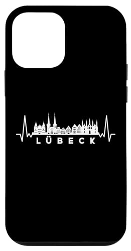 Hülle für iPhone 12 mini Herzschlag Skyline Deutschland Lübeck von Skyline-City-Vacation-Travel Accessory Gift Shirt