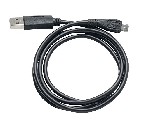 Slabo Ladekabel Micro USB für Acer Iconia One 10 (B3-A30) / Switch Alpha 12 Datenkabel Verbindungskabel Sync-Kabel - SCHWARZ | BLACK von Slabo